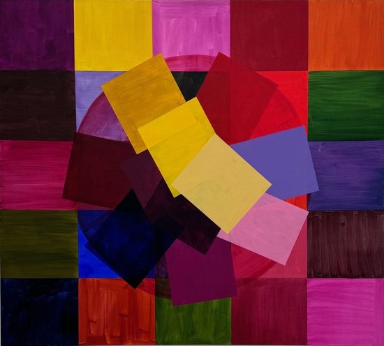 VINDOLANDA  2024-2025  Acrylic on canvas 170 x 190 cm